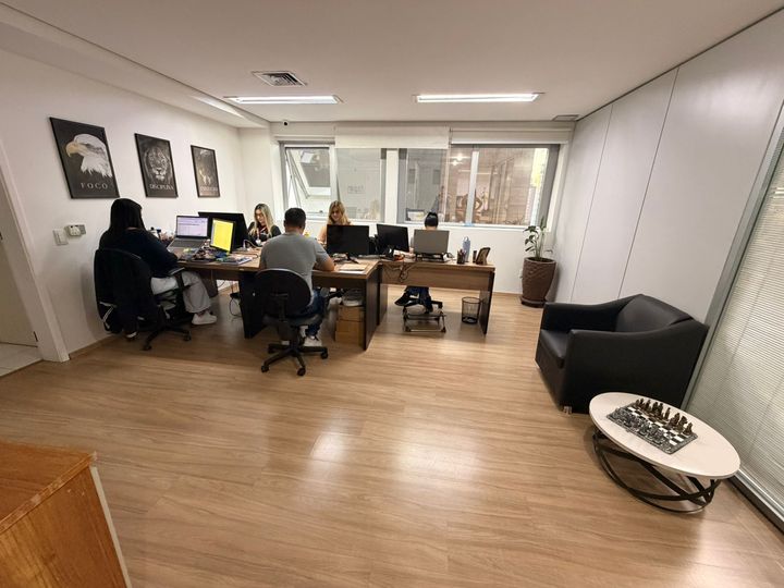 Área de trabalho da equipe administrativa